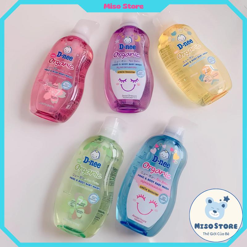 Sữa Tắm Gội Dnee Baby 380ml - Tắm Gội Toàn Thân Cho Bé 0-3 Tuổi