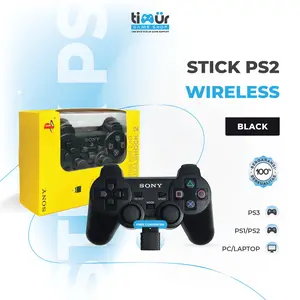 Stik Stick Compatible With PS2 Wireless Ori Pabrik Warna Hitam