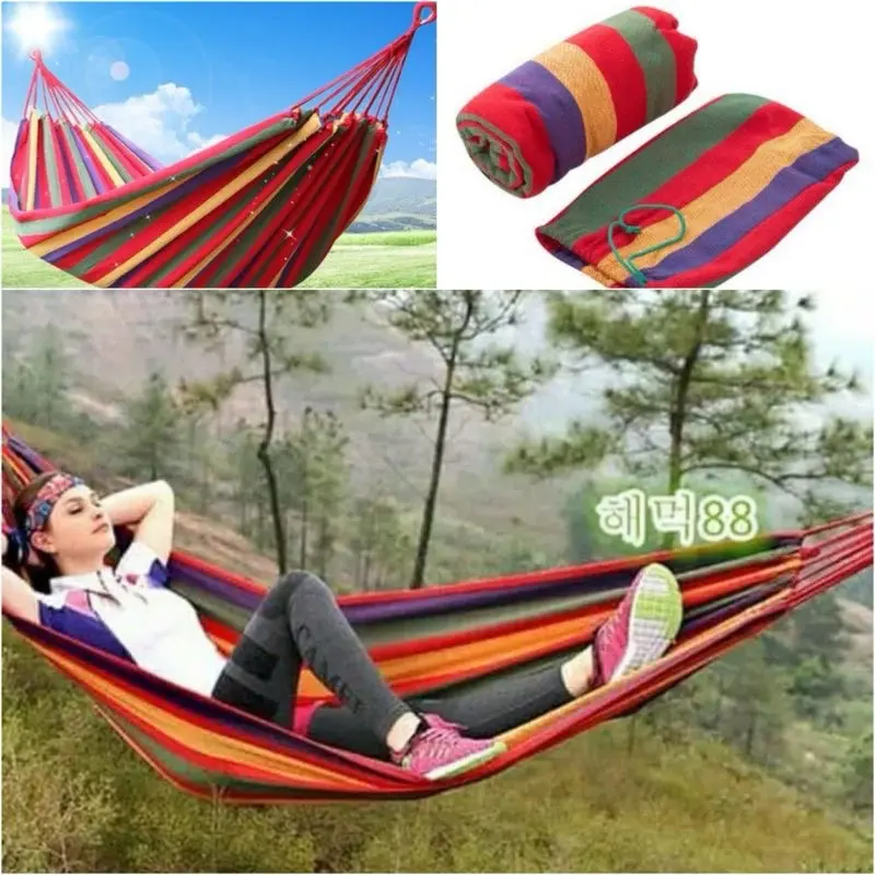 Hammock Pelangi Camping Ayunan untuk Outdoor