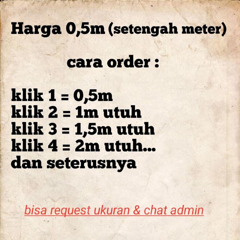 Kain Katun Rayon Viscose 0,5meter bahan halus lembut pakaian 7