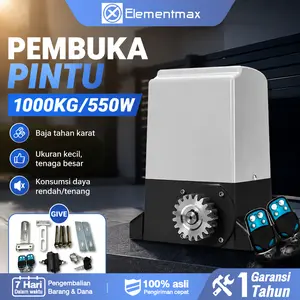 550W 1000KG/370W 800KG Mesin Pintu Geser Motor All-In-One Remote Control Pembuka Pintu Otomatis Pintu Geser Mesin Pintu Listrik