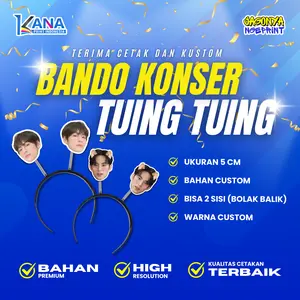 CUSTOM BANDO PER TUING | K-POP, ATRIBUT KONSER, ULANG TAHUN, WISUDA, PESTA