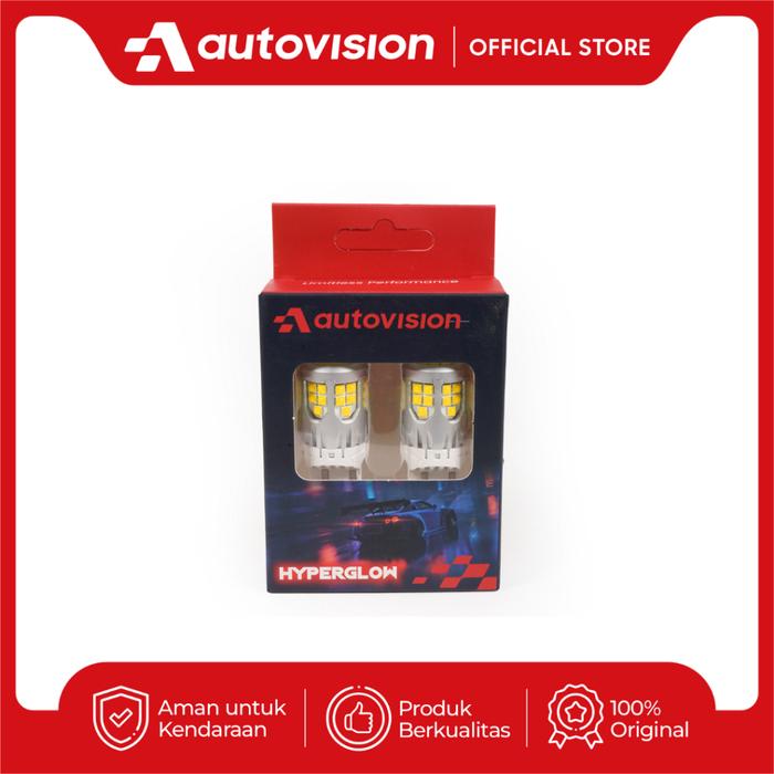 Gambar Lampu Senja/Kota Innova Reborn Lustro T20 7443 39-3030SMD Canbus 12V-50V 20/2.8W White dari Autovision_NEW Kota Bandung Tokopedia