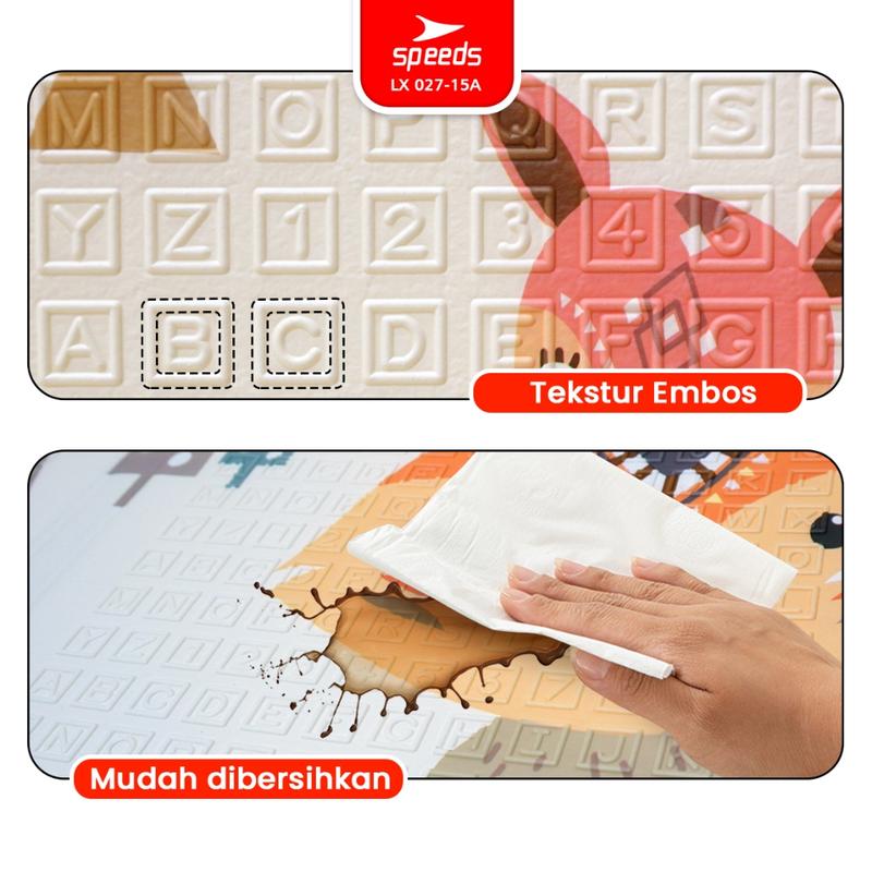 SNI A Playmat Bayi Karpet Lipat Playmat Foldable Bayi Karpet Bayi 180x200cm Matras Bayi Playmate Foam Lipat Playground 4