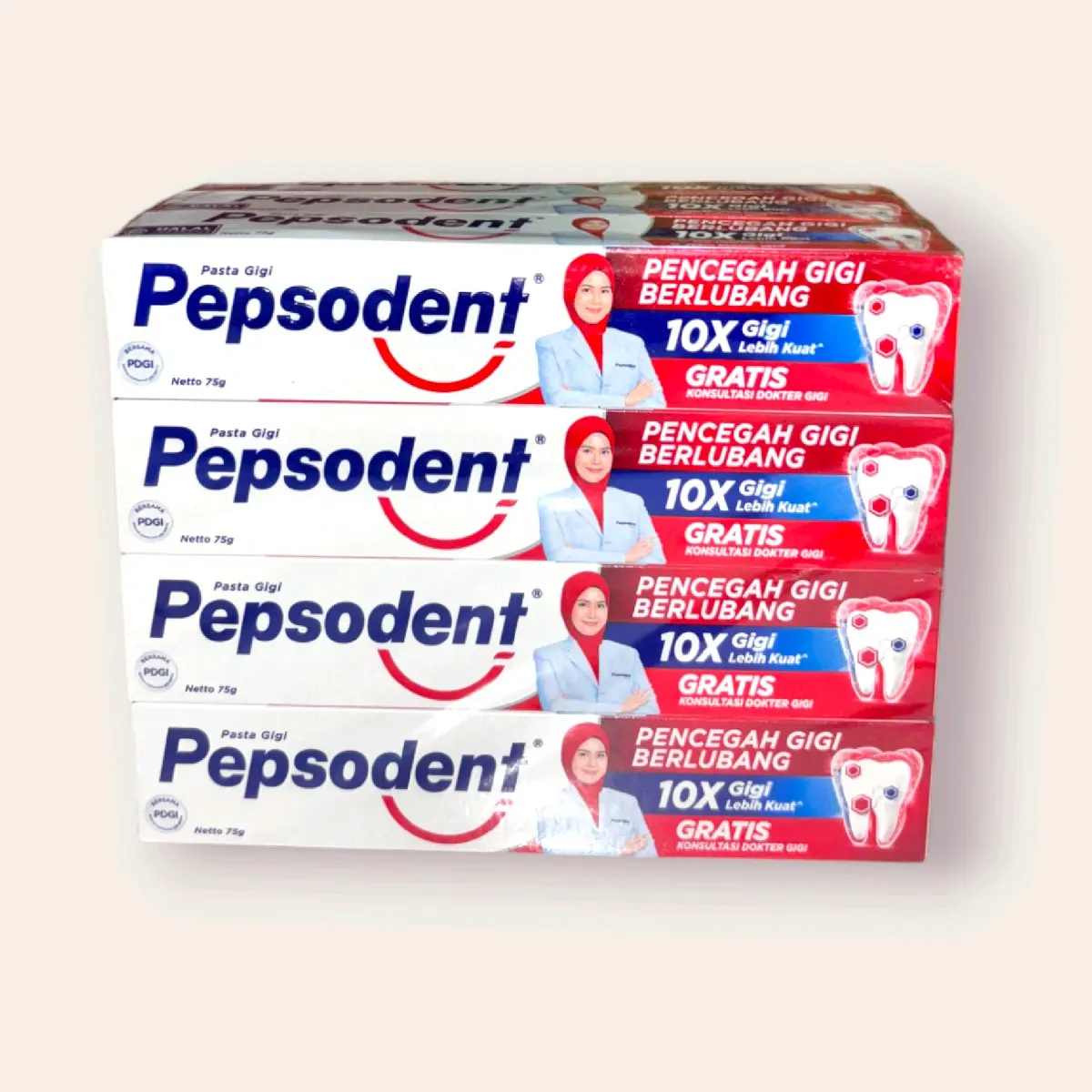 Paket Hemat 12pcs/ 6Pcs/ 3pcs Pastagigi PEPSODENT 75 gr Membersihkan Mulut   Penyegar Mencerahkan Memutihkan Perawatan Gusi Menyembuhkan