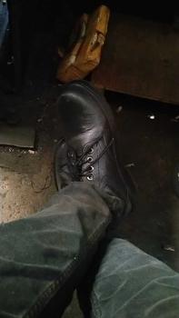 Product Review of sepatu safety kicker tali pendek Leather Black Synthetics Brown from S**I 0