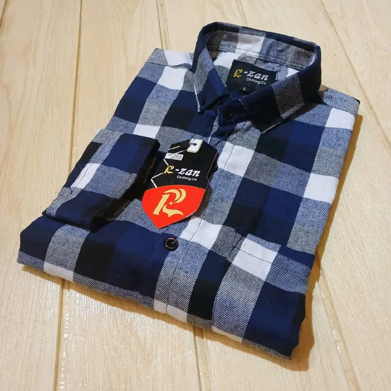 flanel wanita panjang kemeja flannel best seller Kotak Nyaman Motif Casual Katun 5
