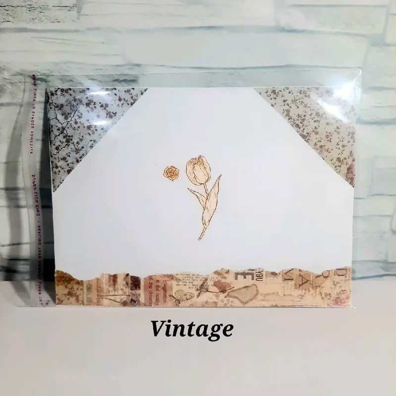 Mystery Journal Kit by Heyfa Store Bahan Journaling Scrapbook DIY isi 30 pcs 7