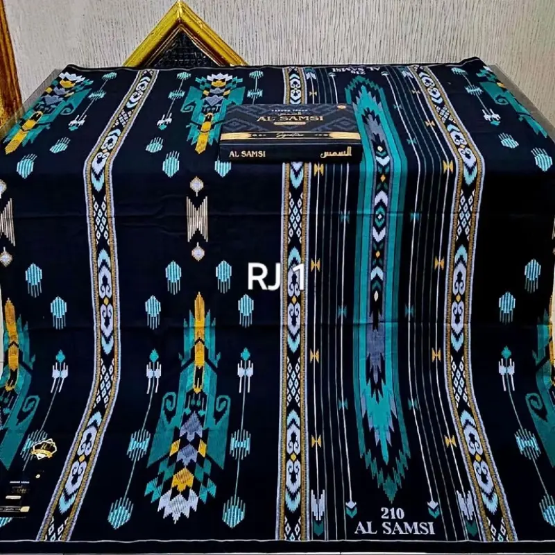 Promo beli satu gratis satu Sarung al samsi motip terbaru bahan adem tidak panas tidak gerah tebel Batik ibadah atlassuperpremium 0
