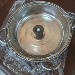 ZRC panci Kukus 2 Susun dandang Tutup Kaca panci Siomay kukusan Stainless Steel Kitchenware panci original stainliess tahan terhadap panas