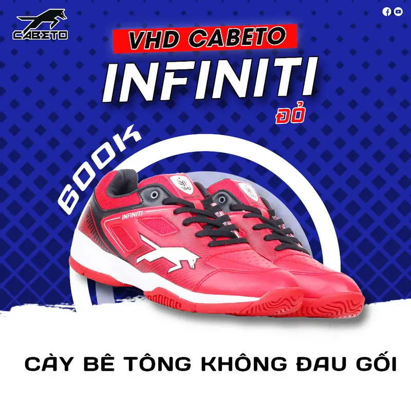 Giày bóng chuyền VHD Cabeto Infinti cày sân bê tông cho nam và nữ 1