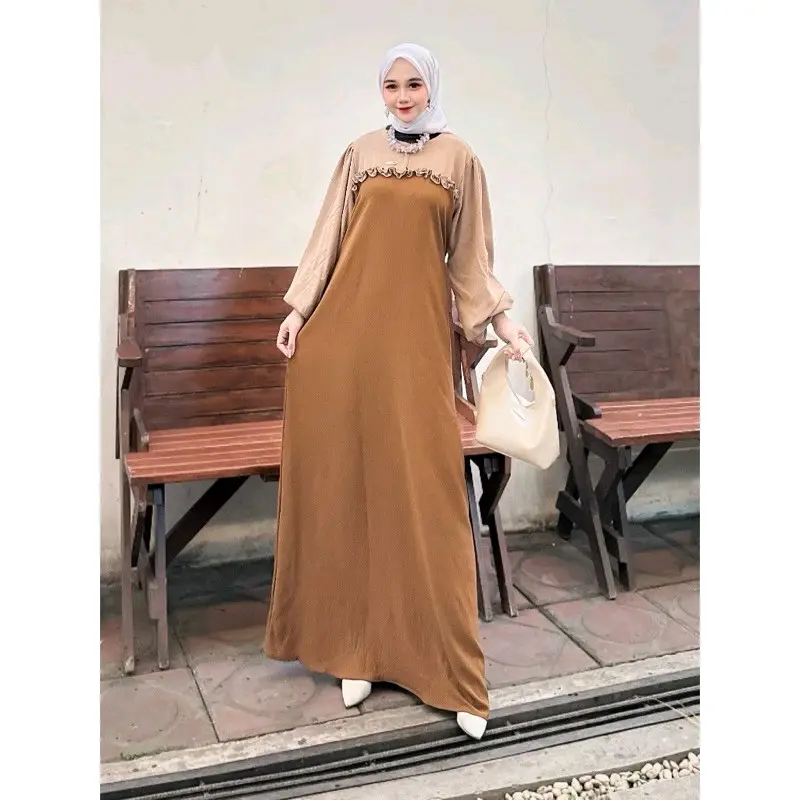 GAMIS MALAYA DRESS MALAYA CRINGKLE AIRFLOW PREMIUM GAMIS TERBARU 1