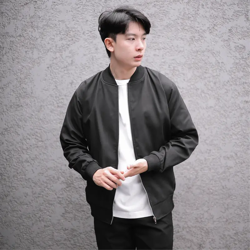 Jaket Bomber Casual Pria | Bomber Jacket Pria | | Jacket Bomber Canvas Pria Original Premium 3