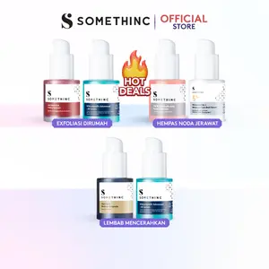 SOMETHINC [2 PCS] Paket Combo Serum (5% Niacinamide + Moisture Sabi Beet Max Brightening, HYALuronic9+ Advanced + B5, Dark Spot , AHA BHA PHA Peeling)