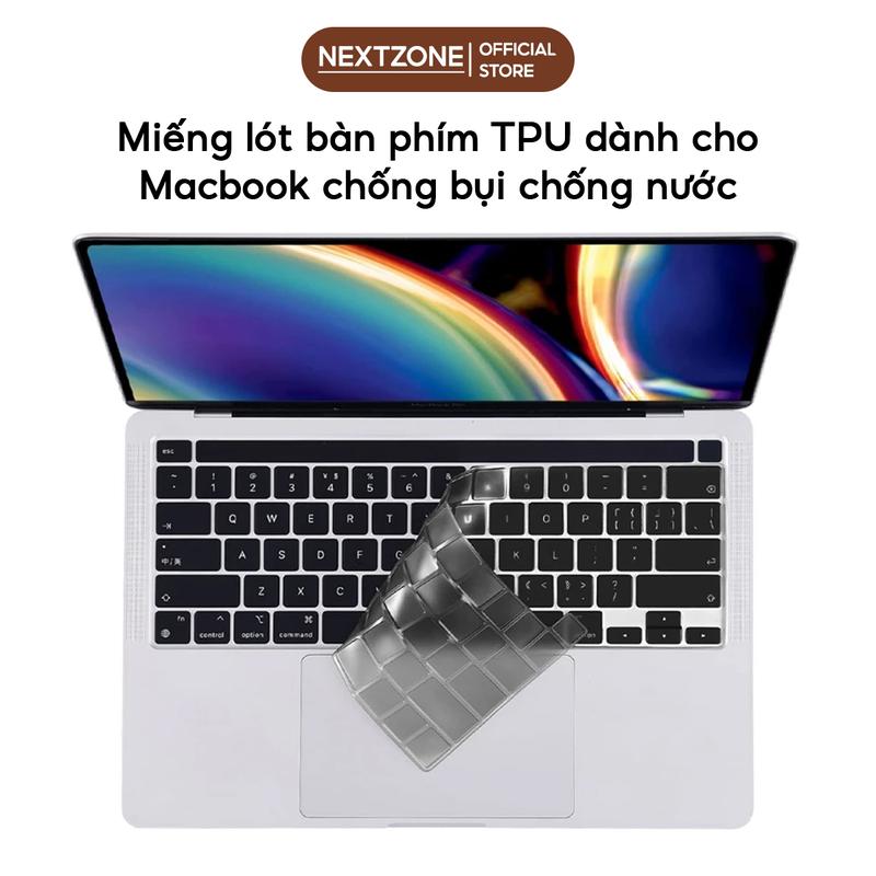 Miếng Lót Phủ Bàn Phím TPU Silicon Kháng Nước Dành Cho MacBook Air Pro M1 M2 M3…