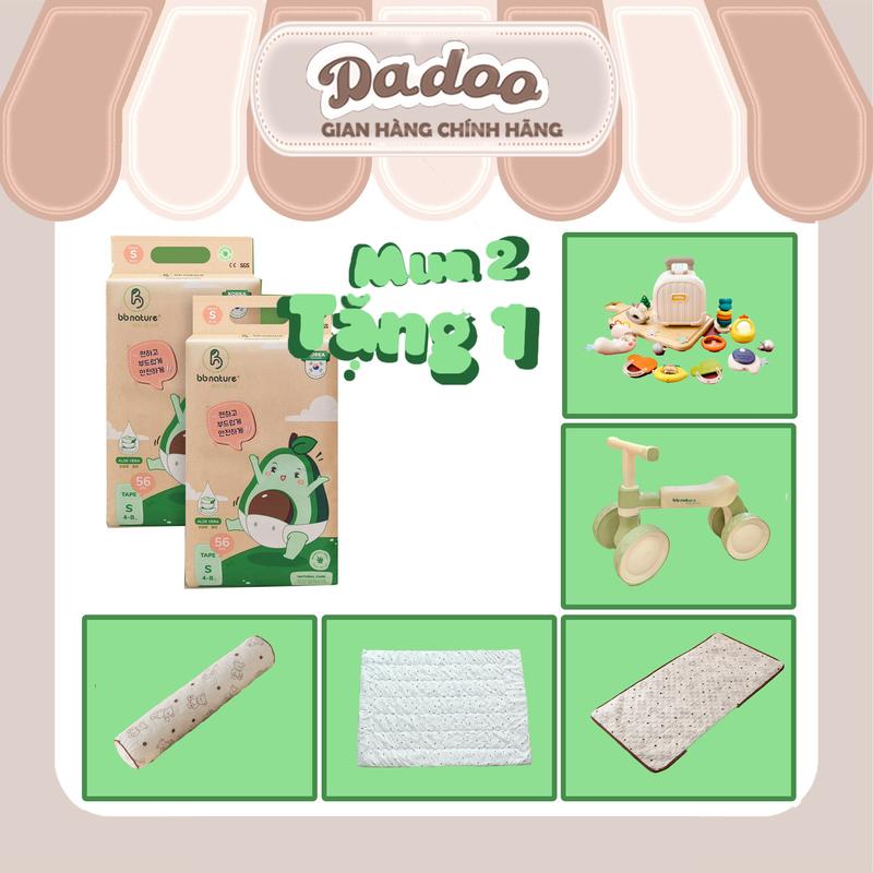 [COMBO 2 BỊCH] BB NATURE TÃ/BỈM Cho Bé Hàn Quốc Chính Hãng