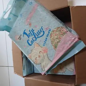 Tofu Candy Cat Litter Pasir Kucing Gumpal Wangi Tofu Cat Litter Minim Debu dan Wangi Soya Cat Litter