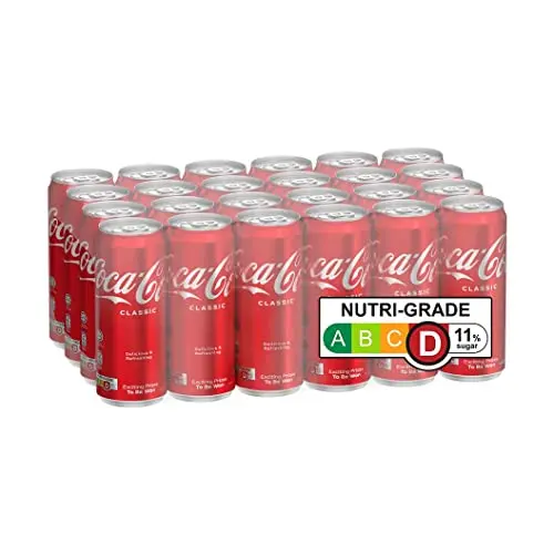 Coca-Cola Classic (24 x 320ML) Beverage Drink