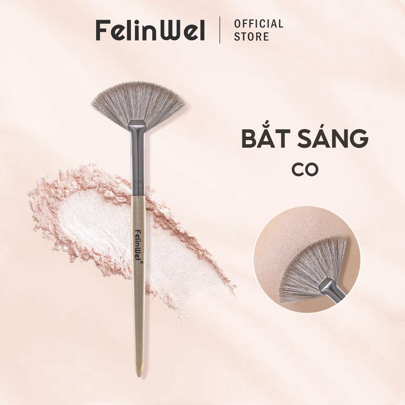 FelinWel - Cọ Bắt Sáng Có Hình Dáng Quạt Mềm Mại Thân Thiện Đa Chức Năng Không Rụng Lông Bền Bỉ