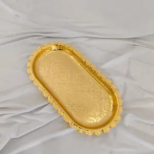 nampan oval multifungsi tebal cantik - nampan air zam zam