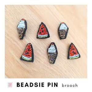 Exobrooch Beadsie Pin | Mini Brooch | Bros Hijab | Aksesoris