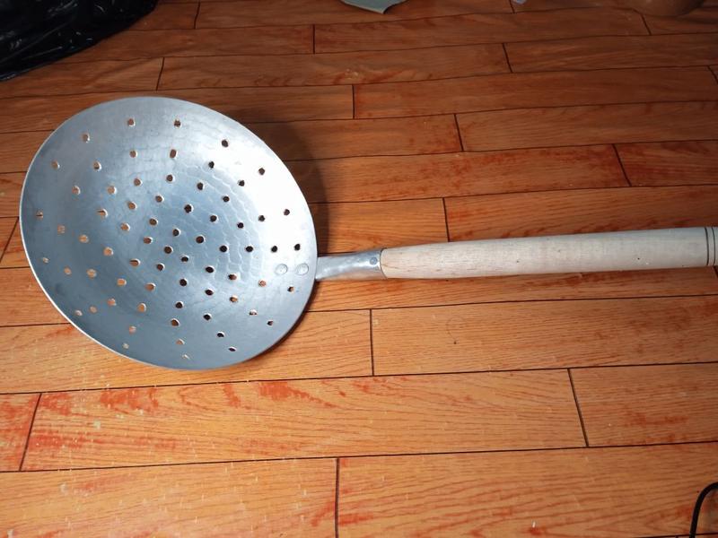 Product Introduction of Serok aringan minyak Bahan Alumuniun diamaeter 21 cm Kitchenware Saringan 6