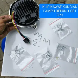 Kawat klip kuncian lampu depan daymaker dan C70 PNP batok lampu CD dan lain2 baja Motorcycle