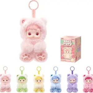Hacipupu Gummy Bear Secret Keychain Rasa Peach Hijau Apel Nanas Blueberry Anggur dan Ceri Lucu Menggemaskan Kunci Tas Asli Desain Unik dan Praktis Strawberry beatles gantungan
