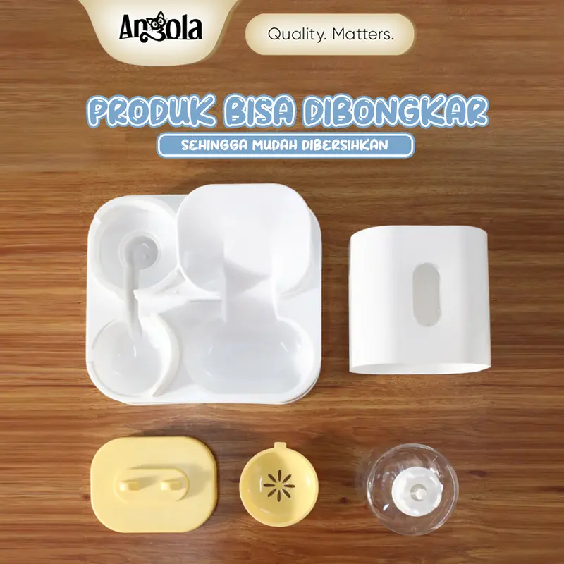 Angola Shop Tempat Makan & Minum Otomatis Kucing Anjing M07 Automatic Pet Feeder / Pet Feeder Hewan Peliharaan 5