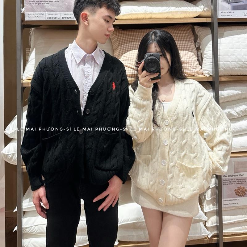  ÁO LEN THÊU HÌNH NHỎ CADIGAN 