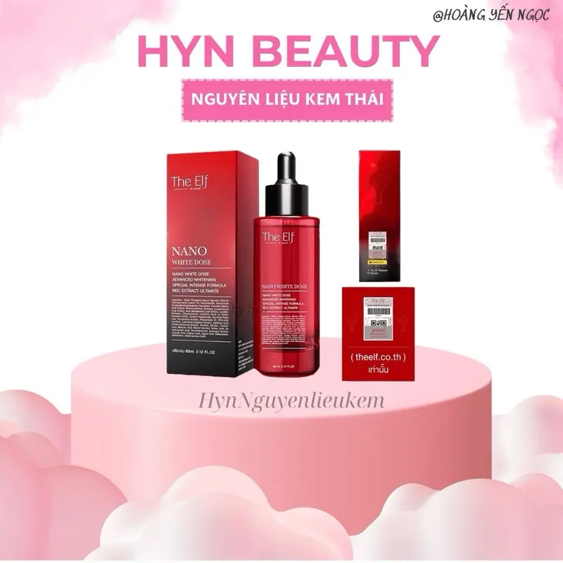Serum truyền trắng The Elf mẫu mới thái 60ml tất cả các loại da làm dịu