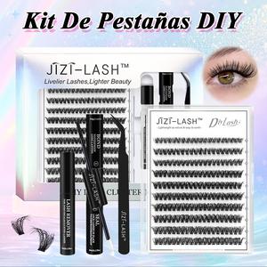 pestañas baddie  fairy manga kit pestañas postizas | efecto muñeca anime con banda invisible | impermeable extensiones pestañas spiky wet look | maquillaje cosmético para cosplay y2k e-girl   pestañas efecto angel   pestañas 3d aqua lash