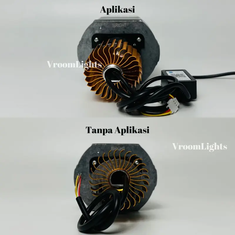IBRIGHT Tipe ZE212 MEDIUM Projie Biled 3 Inch Akrilik 2 Warna 3