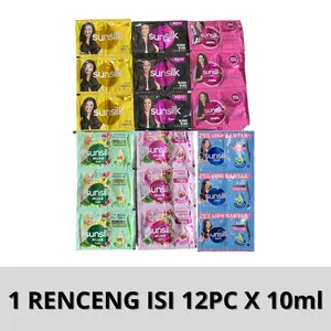 1 RENCENG ISI 12PC Sunsilk Shampoo Sachet 10ml