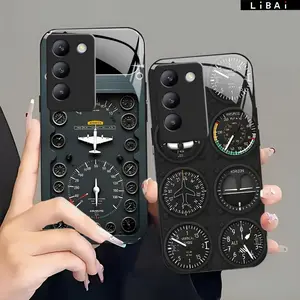 Berlaku untuk [V1V0 Y100 (IDN) 5g] casing ponsel sederhana kelas atas anti sidik jari anti jatuh casing ponsel kaca berlapis elektro-888