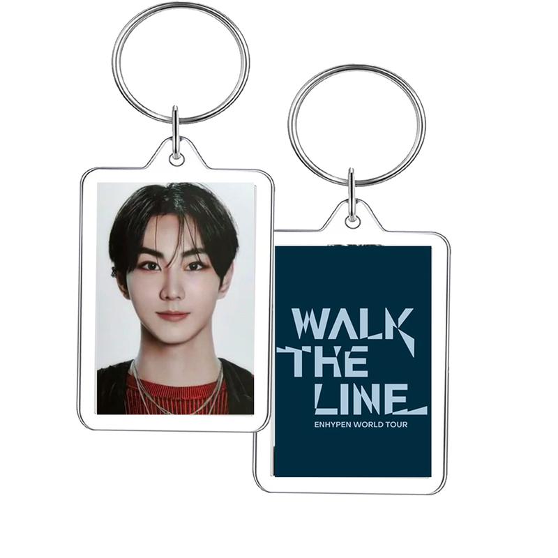 Product Introduction of gantungan kunci - GANCI insert paper kpop korean 2 sisi ENHYPEN walk the line tour Cocok untuk Hadiah 3