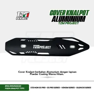 TZM PROJECT - COVER KNALPOT ALUMUNIUM TZM PROJECT/AP1 RACING