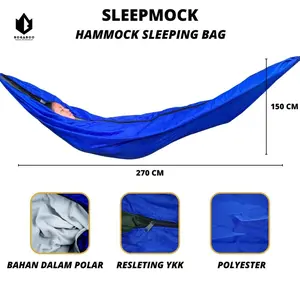 Sleepmock - Sleeping Bag Hammock 2 in 1 - Tempat Tidur Ayunan Gantung Hamock - Hamok Gantung - Ayunan Outdoor