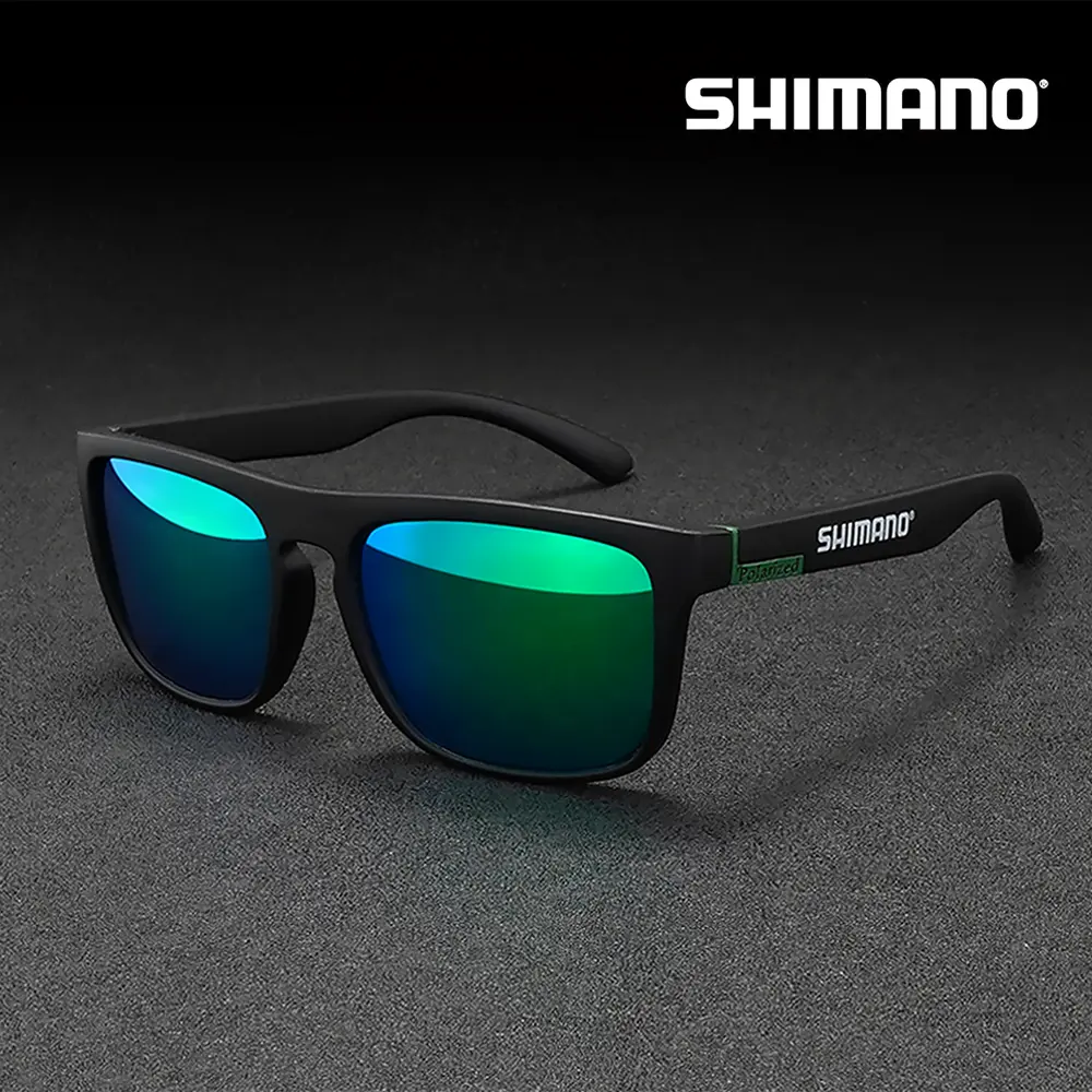 SHIMANO Fishing Polarized Men/Women Sunglasses Rectangle Shades Men EyeWear Driving SunGlasses Outdoor Sports Cycling Glasses