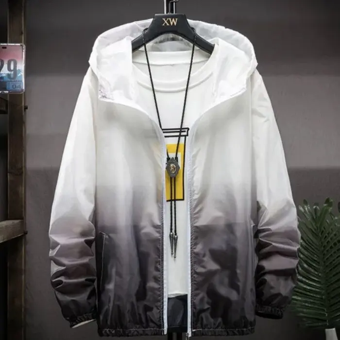 J➸78 JAKET T GRADASI ANTI UV OLAHRAGA LARI SEPEDA RUNNING SPORT JACKET U♫3N