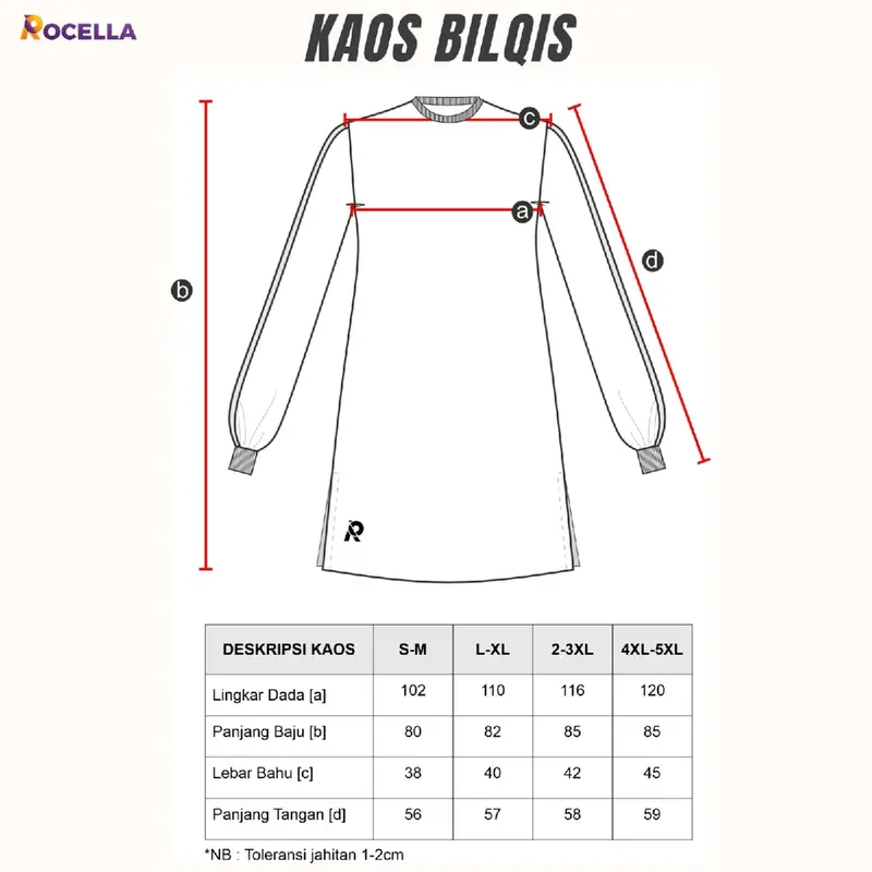 Pakaian Baju Setelan Seragam Kaos Celana Olahraga jogging running trening jumbo wanita perempuan cewe cewek muslim muslimah syar'i sportwear lengan panjang atas bawah bilqis rocella sporty combed 20s murah adem warna hitam abu ijo sage green merah maroon 1
