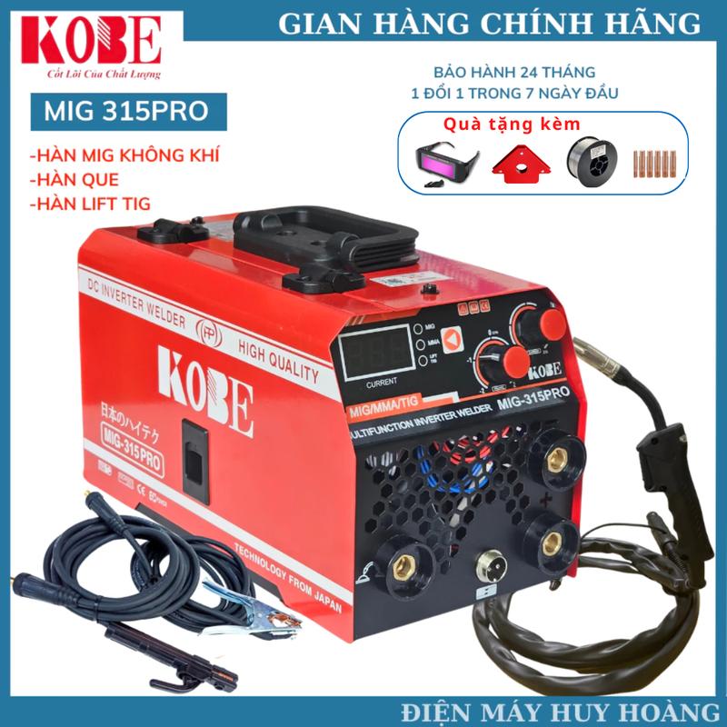  Máy hàn MIG KOBE 315 PRO chính hãng cao cấp Tặng Full phụ kiện  máy hàn mig 3 chức năng sử dụng gia đình và thợ 