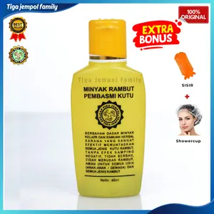 Minyak Kutu Rambut Ampuh Cap Tiga Jempol Minyak Anti Kutu Rambut dan Telurnya Bisa Cod Varian 60ML Bukan Shampoo Atau Conditioner