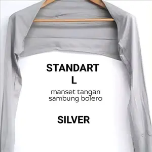 BOLERO MANSET TANGAN SAMBUNG SIze (L) STANDART. Bahan kaos rayon. Handsock Panjang Muslim Hitam