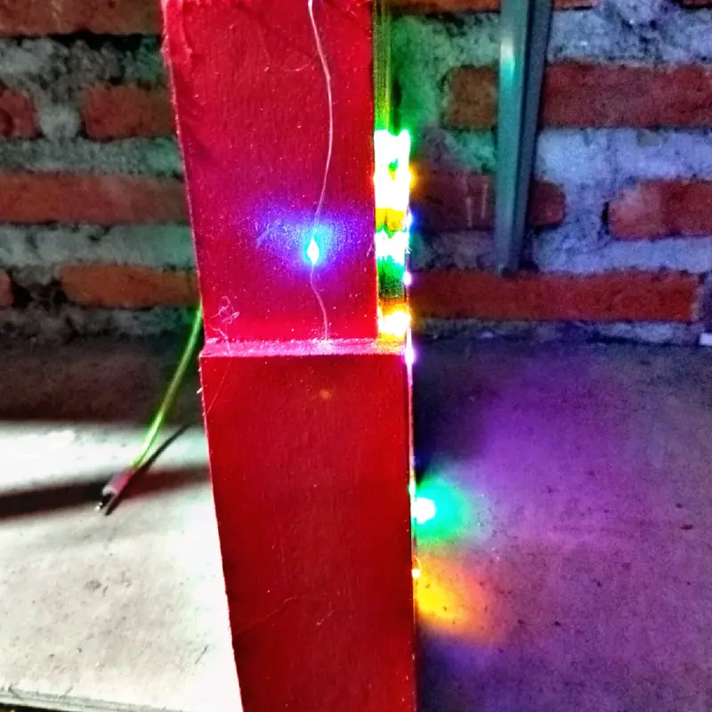 SOUND SYSTEM MINIATUR FULL LAMPU SIAP BUNYI PRODUKSI SENDIRI WARNA MERAH Baterai 4