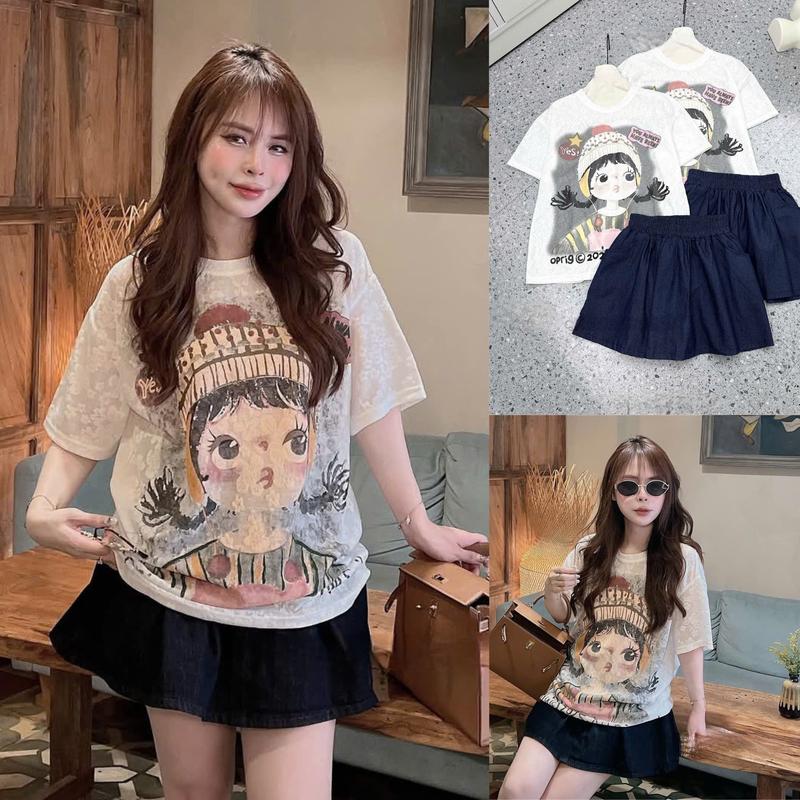 [Hàng Sẵn]Set Váy Áo Ren Ép Pet Cô Gái Mix Chân Váy Bò Giay Cạp Chun Có Túi Có Quần Bảo Hộ Phong Cách Thanh Lịch Dễ Mặc_ GIẶT RIÊNG CHÂN VÁY_Top By TH Store