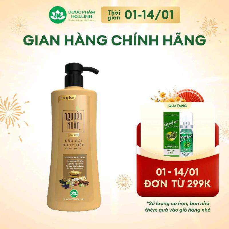 Dầu gội dược liệu Nguyên Xuân Bồng bềnh 470g- Dành cho tóc dầu bết - Tặng thêm 50g giá không đổi