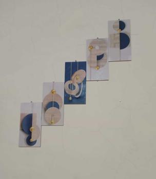 Product Review of SET HIASAN DINDING SET ISI 5 KAYU AESTHETIC PAJANGAN DINDING WALL DECOR (1 SET ISI 5) Dipasang di Dinding Satu Sisi DEKORASI DINDING ESTETIK ART Gantungan Paku from V**a 0