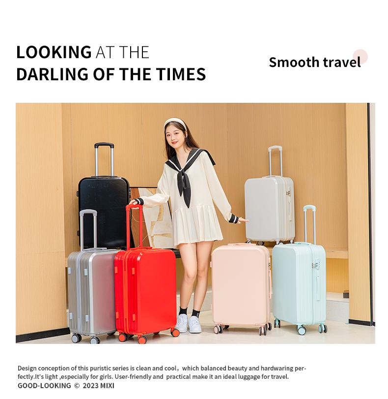 998 High-Fashion Bestseller Luggage: Combination Lock Carry-On Suitcase, Travel Case, Hard-Shell Trolley