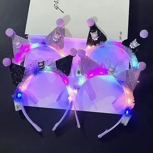 Bando LED/ Bando Kuromi Anak Bando Pesta Party Warna Warni